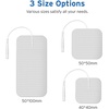 Etekcity TENS Unit Replacement Pads Electrodes for Back Pain Relief, Self-Adhesive & Gel Free for Electrotherapy White (Pack of 16)