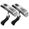 Etekcity Luggage Scale, Digital Suitcase Weight Scale for Travel, 110 lb | Travel Essentials, Air Travel, Suitcase, Hanging Hook, Rubber Grip, Battery Included, Easy-to-Read Display(Ash Silver-2 pack)