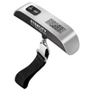 Etekcity Luggage Scale, Digital Suitcase Weight Scale for Travel, 110 lb | Travel Essentials, Air Travel, Suitcase, Hanging Hook, Rubber Grip, Battery Included, Easy-to-Read Display(Ash Silver)