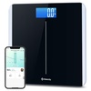 Etekcity Smart Scale for Body Weight and Fat, BMI, FSA Eligible, Black | HSA Eligible, Digital Scale for BMI, Muscle Mass and Body Composition, with Apple Health, TFT Display, Tempered Glass(Carbon Black)