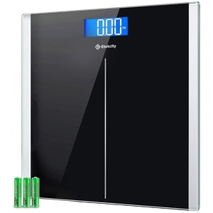 Etekcity Smart Scale for Body Weight and Fat, BMI, FSA Eligible, Black | HSA Eligible, Digital Scale for BMI, Muscle Mass and Body Composition, with Apple Health, TFT Display, Tempered Glass(Black)