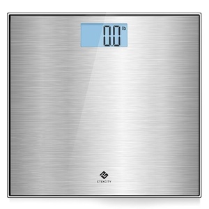 Etekcity Smart Scale for Body Weight and Fat, BMI, FSA Eligible, Black | HSA Eligible, Digital Scale for BMI, Muscle Mass and Body Composition, with Apple Health, TFT Display, Tempered Glass(Brushed Silver)