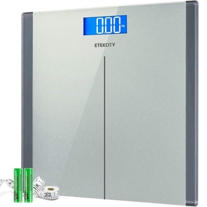 Etekcity Smart Scale for Body Weight and Fat, BMI, FSA Eligible, Black | HSA Eligible, Digital Scale for BMI, Muscle Mass and Body Composition, with Apple Health, TFT Display, Tempered Glass(Grey)
