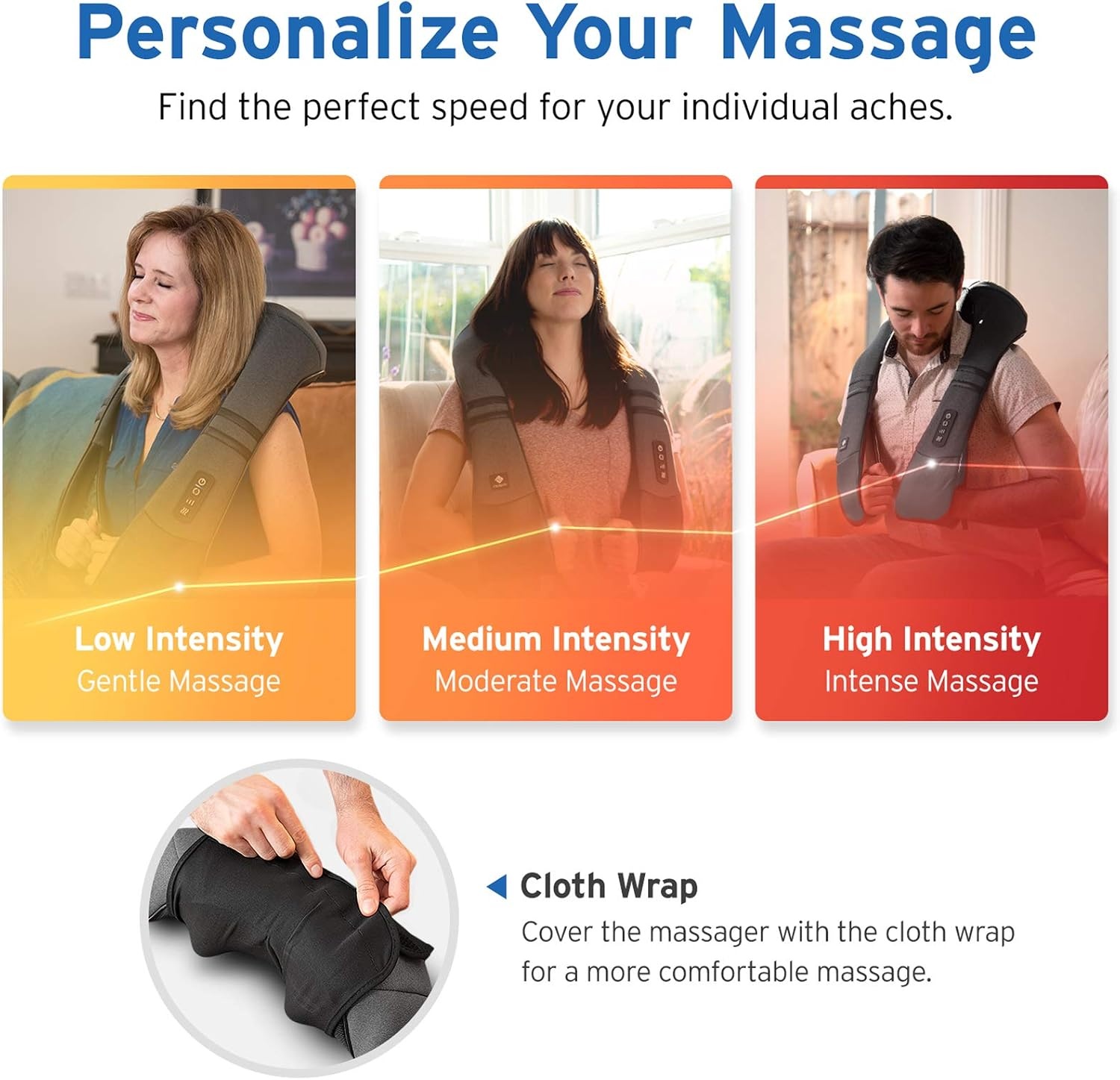 image:imageEtekcity FSA Eligible Cordless Neck Massager for Pain Relief Deep Tissue HSA eligible rechargeable shiatsu neck back and shoulder massager with heat ideal gift for mom and dadGrey