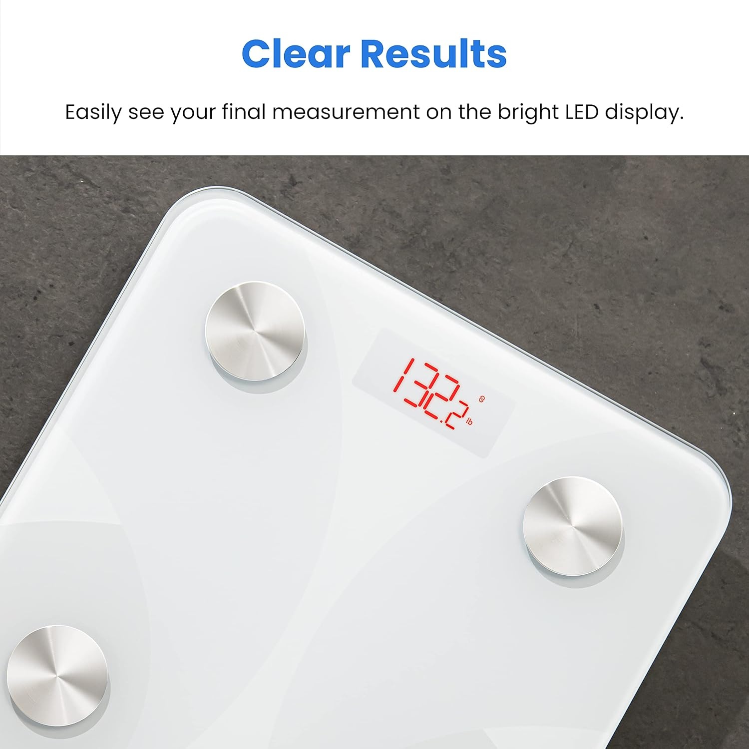 image:imageEtekcity WiFi 8Electrode Smart Scale for Body Weight and FatWhite