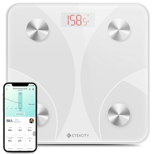Etekcity WiFi 8-Electrode Smart Scale for Body Weight and Fat(White)